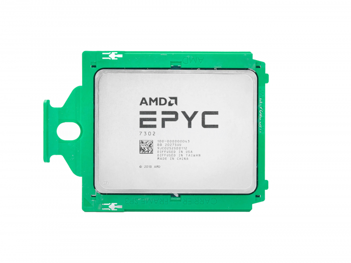 Процессор AMD EPYC 7302 (16c/32t, 3.0GHz-3.3GHz, 155W)