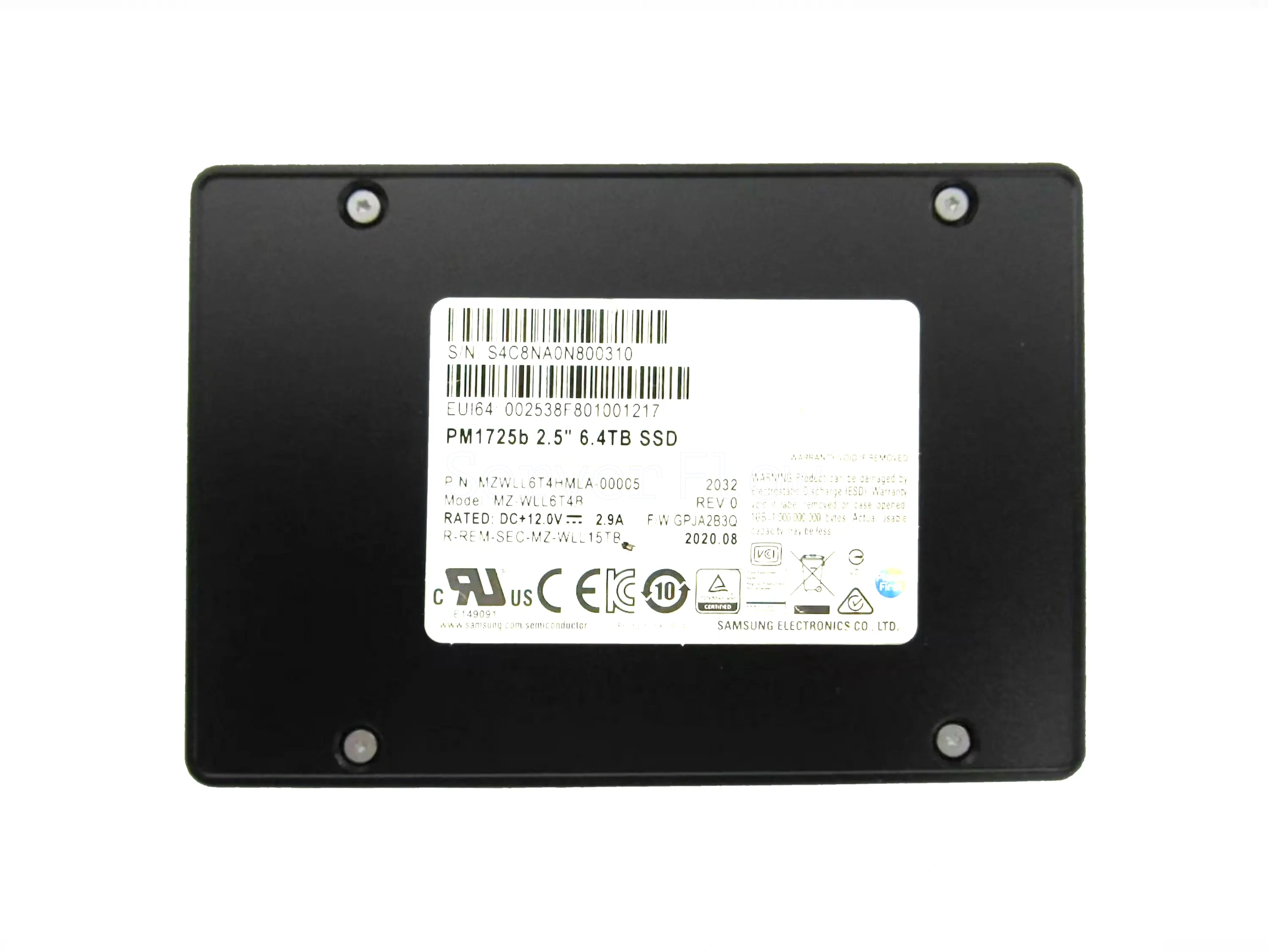 SSD-накопитель Samsung PM1725b 6.4TB 2.5" U.2 [MZWLL6T4HMLA-00005]