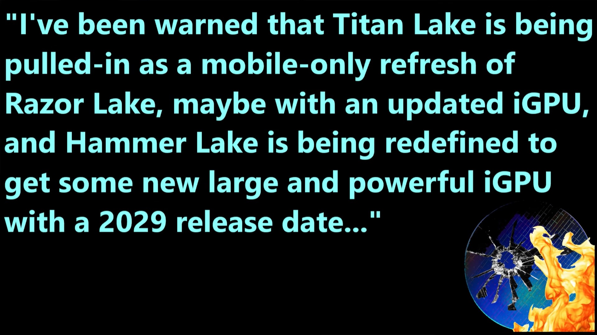 Intel Hammer Lake получат iGPU с RTX от Nvidia