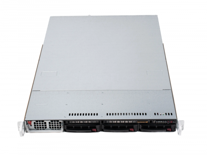 Серверный корпус Supermicro CSE-818 (1U, 3LFF, 1x БП 1400W) [818G-1400B]