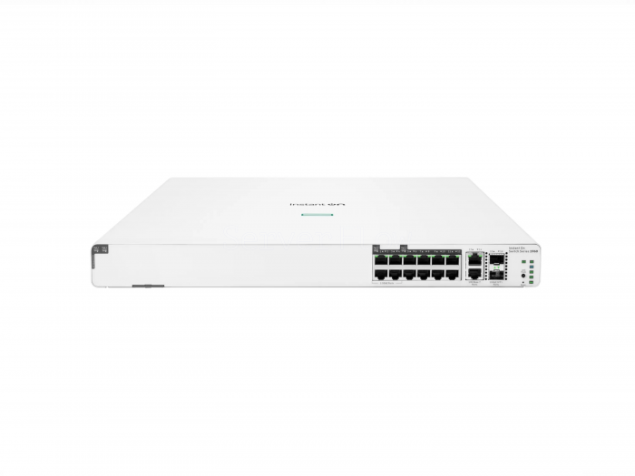 Коммутатор HPE Networking Instant On 1960 PoE 480W (14x RJ-45 1 Гбит/с, 2x SFP+ 10 Гбит/с) [S0F35A]