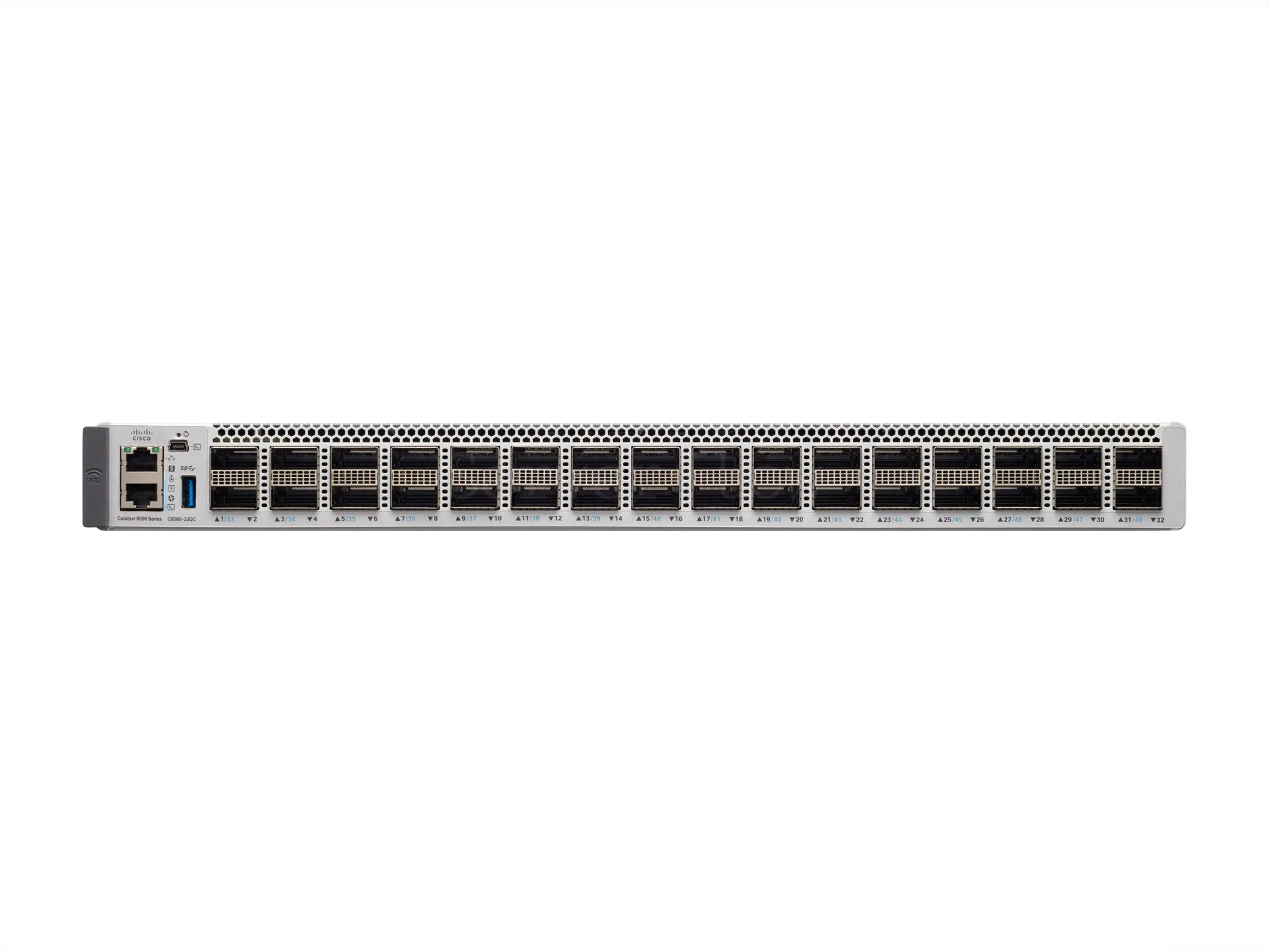 Коммутатор Cisco Catalyst C9500-32QC (32x QSFP+ 40 Гбит/с/16x QSFP28 100 Гбит/с)