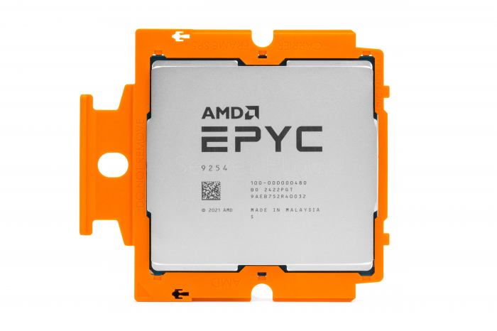 Процессор AMD EPYC 9254 (24c/48t, 2.9GHz-3.9GHz, 200W)