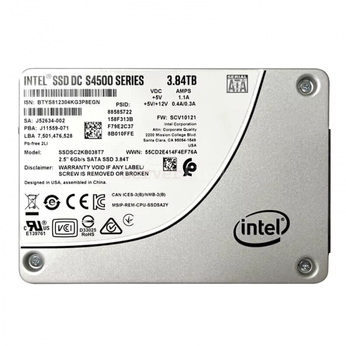 SSD-накопитель Intel DC S4500 3.84TB