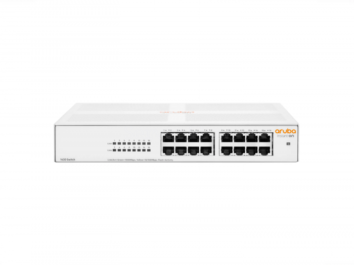 Коммутатор HPE Networking Instant On 1430 16G (16x RJ-45 1 Гбит/с) [R8R47A]