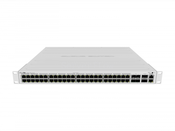 Коммутатор MikroTik CRS354-48P-4S+2Q+RM (48x RJ45 1 Гбит/с, 4x SFP+ 10 Гбит/с, 2x QSFP+ 40 Гбит/с)