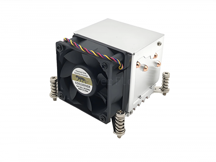 Кулер COOLSERVER CS-2011-2UHP4-S (2U, Active, LGA2011 Square, 155W)