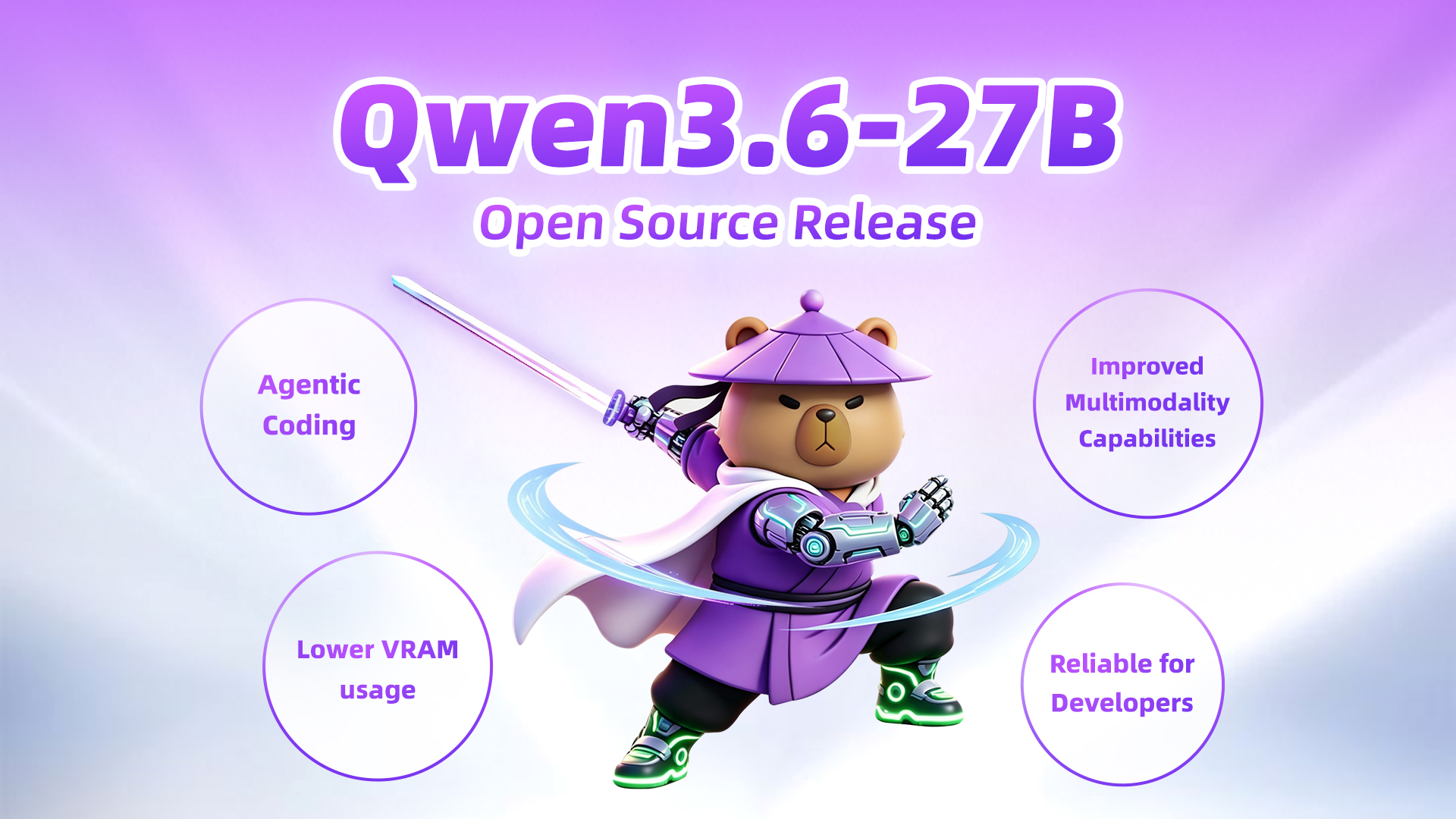 Alibaba представила Qwen3.6-27B — открытая плотная модель с 27B параметров конкурирует с Claude Opus 4.7