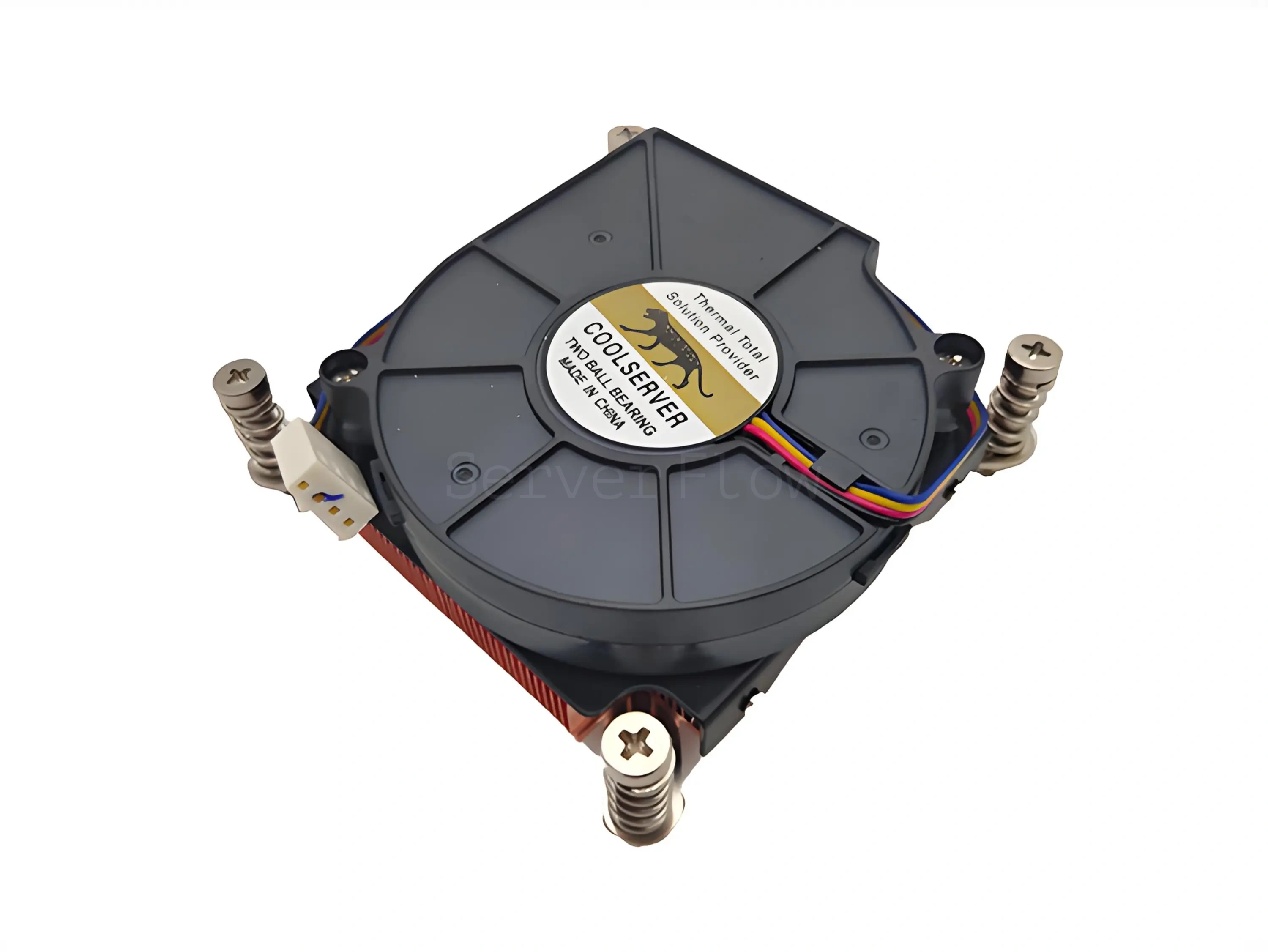 Кулер COOLSERVER CS-2011-1U3CC-S (1U, Active, LGA2011 Square, 95W)