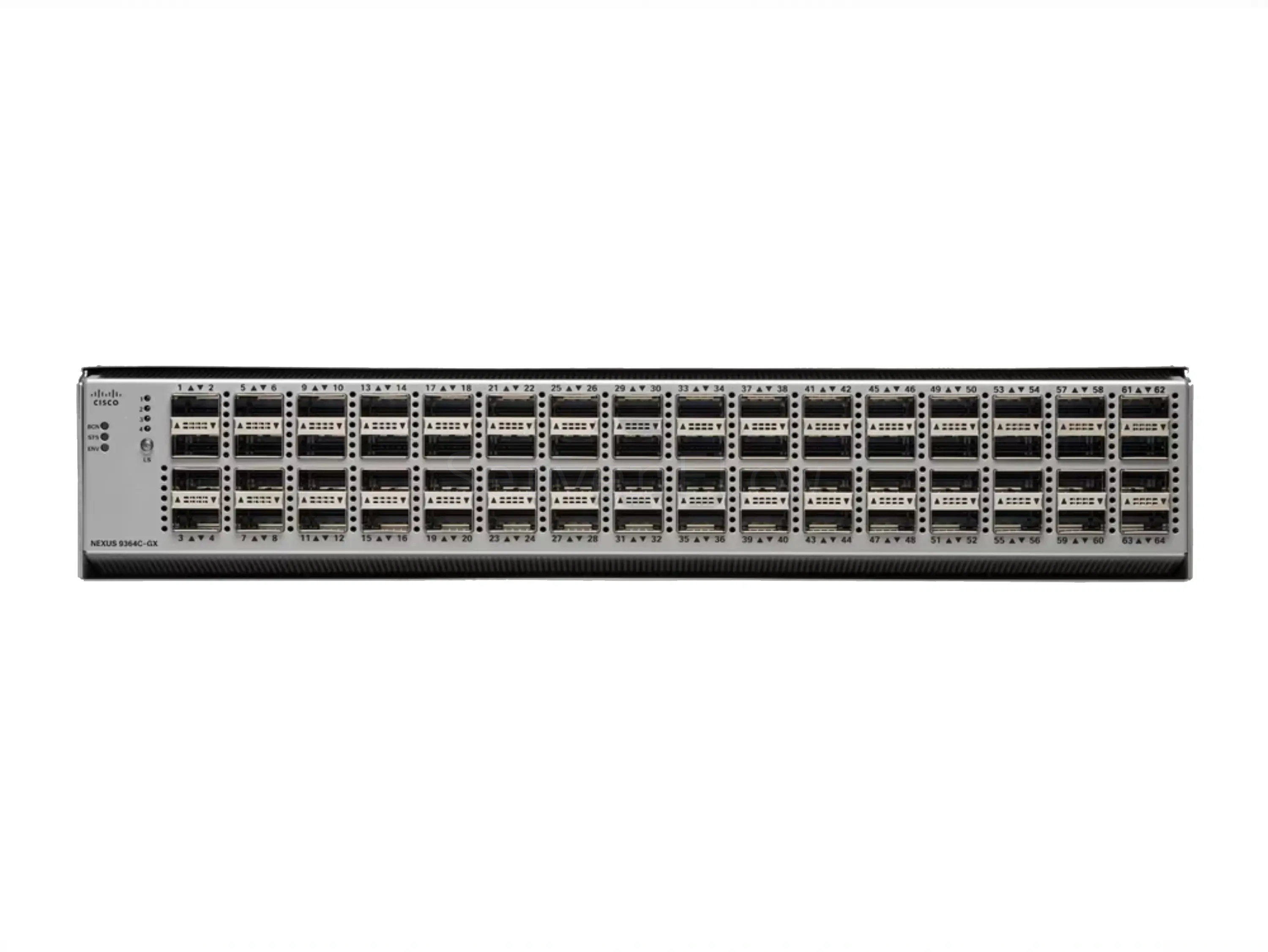 Коммутатор Cisco Nexus N9K-C9364C-GX (64x QSFP28 100 Гбит/с) - PI