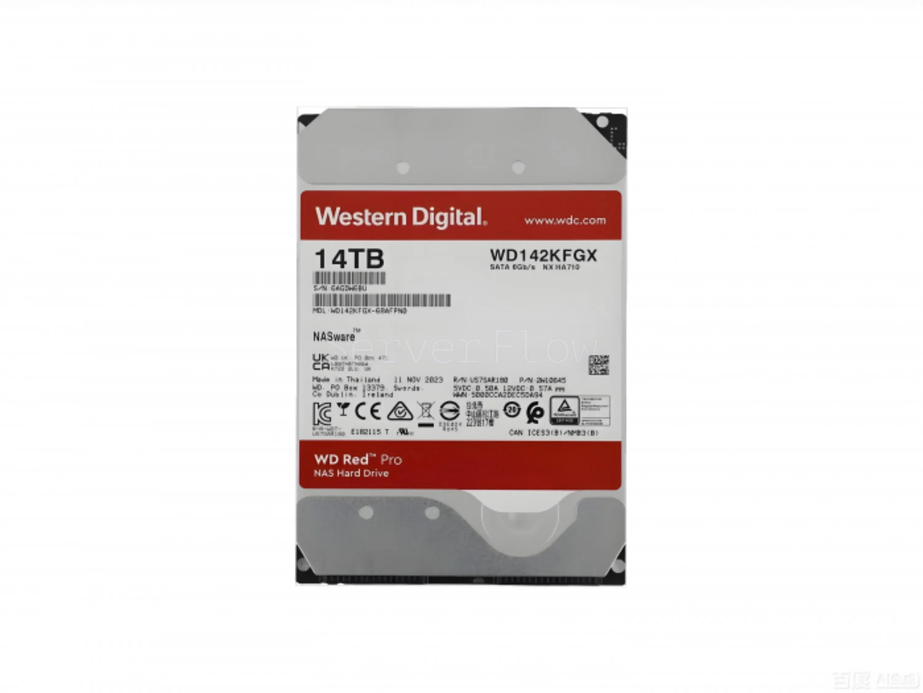 Жесткий диск WD Red Pro 14TB 3.5" SATA 6GB/s [WD141KFGX]