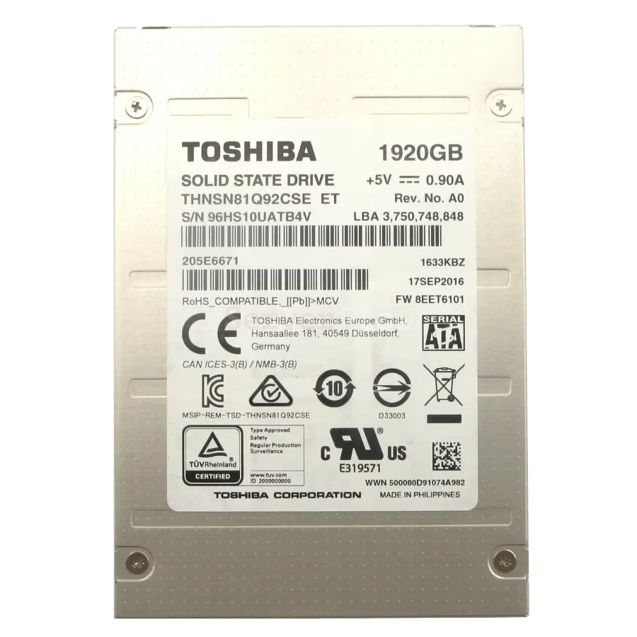 SSD-накопитель Toshiba HK4r 1.92T SATA