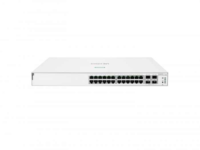 Коммутатор HPE Networking Instant On 1930 24G Cl4 PoE (24x RJ-45 1 Гбит/с, 4x SFP/SFP+ 10 Гбит/с) [JL684B]