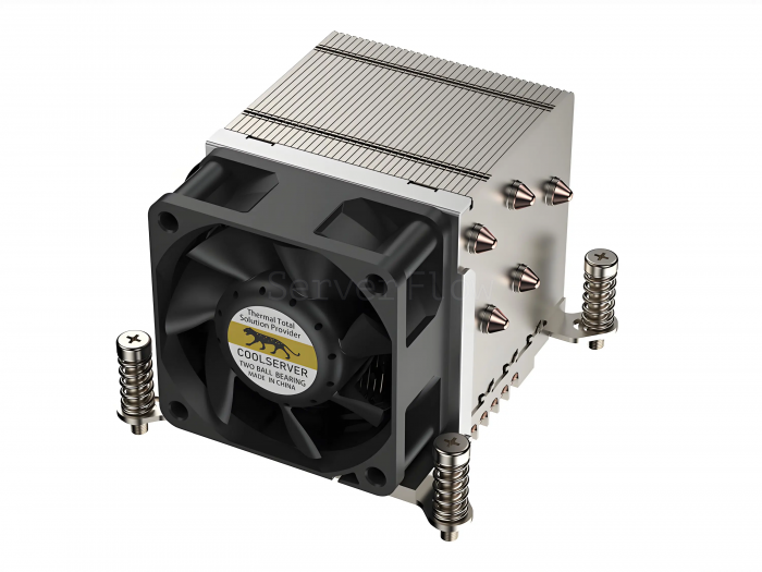 Кулер COOLSERVER CS-2011-2UR65-S (2U, Active, LGA2011 Square, 225W)