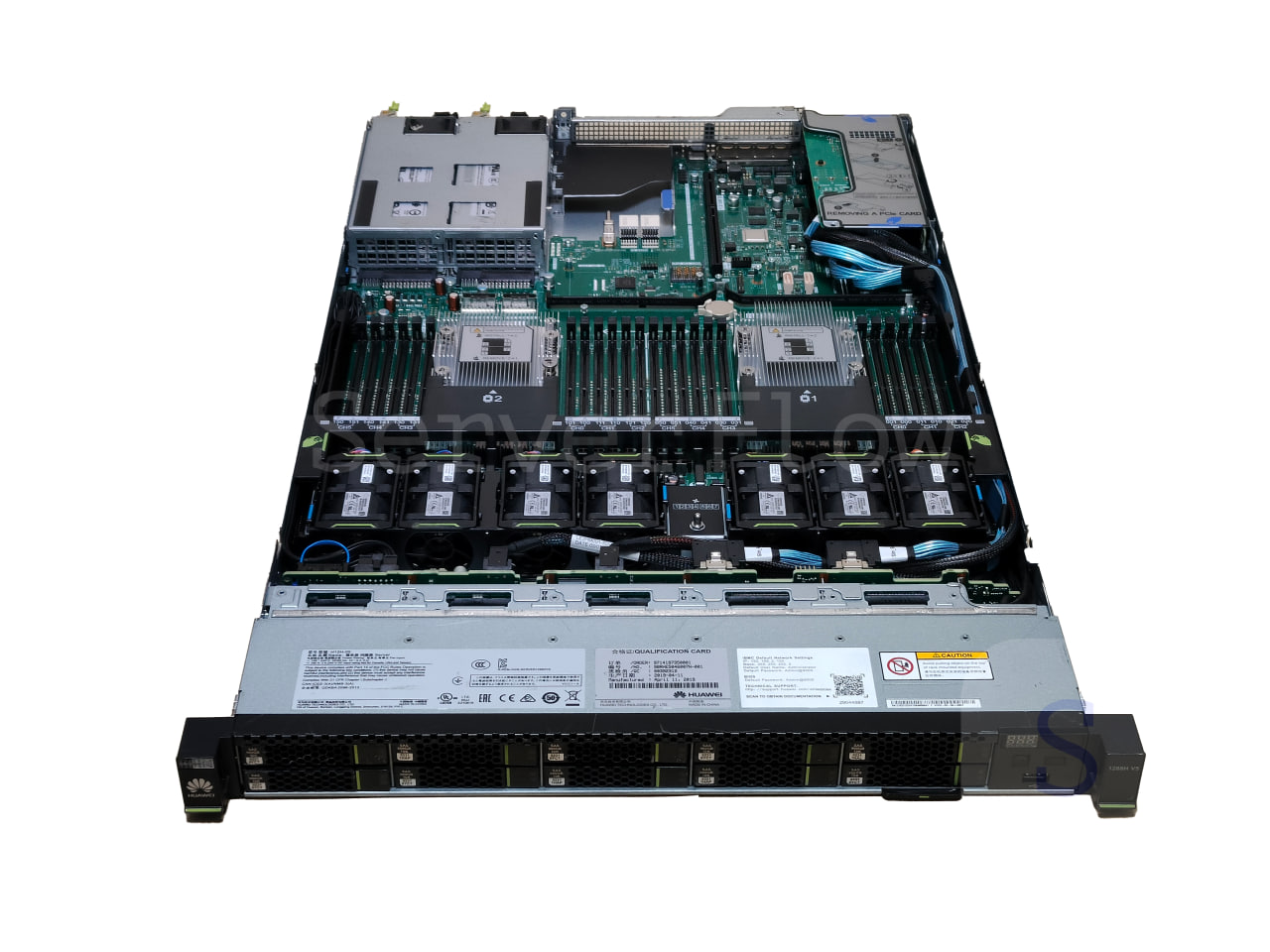 Huawei FusionServer 1288H V5 1U 10SFF(4x U2 HotSwap + SAS/SATA 12GBe, 2x 900W, 24DIMM. 2CPU, 2SATA M.2)