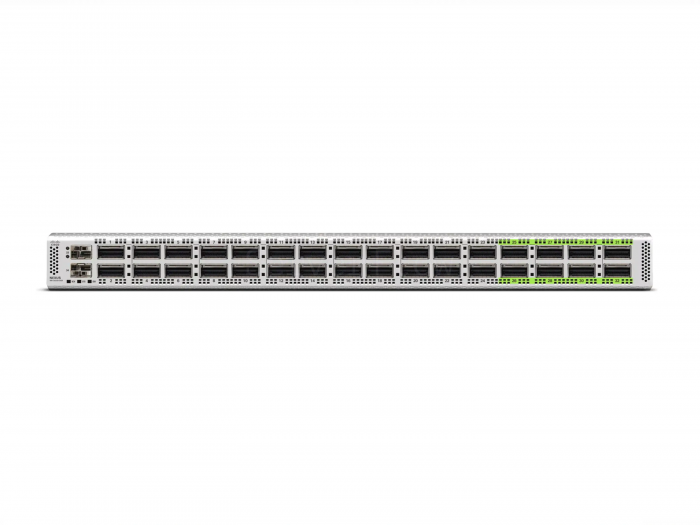 Коммутатор Cisco Nexus N9K-C9332D-GX2B-M (32x QSFP-DD 400 Гбит/с, 2x SFP+ 10 Гбит/с) - PI