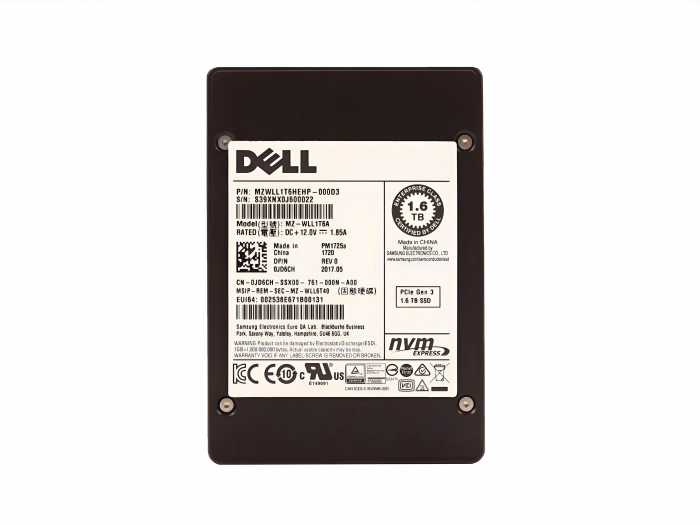 SSD-накопитель Samsung (DELL) PM1645A 1.6TB 2.5" SAS 12Gb/s [MZ-ILT1T6C] [Б/У]