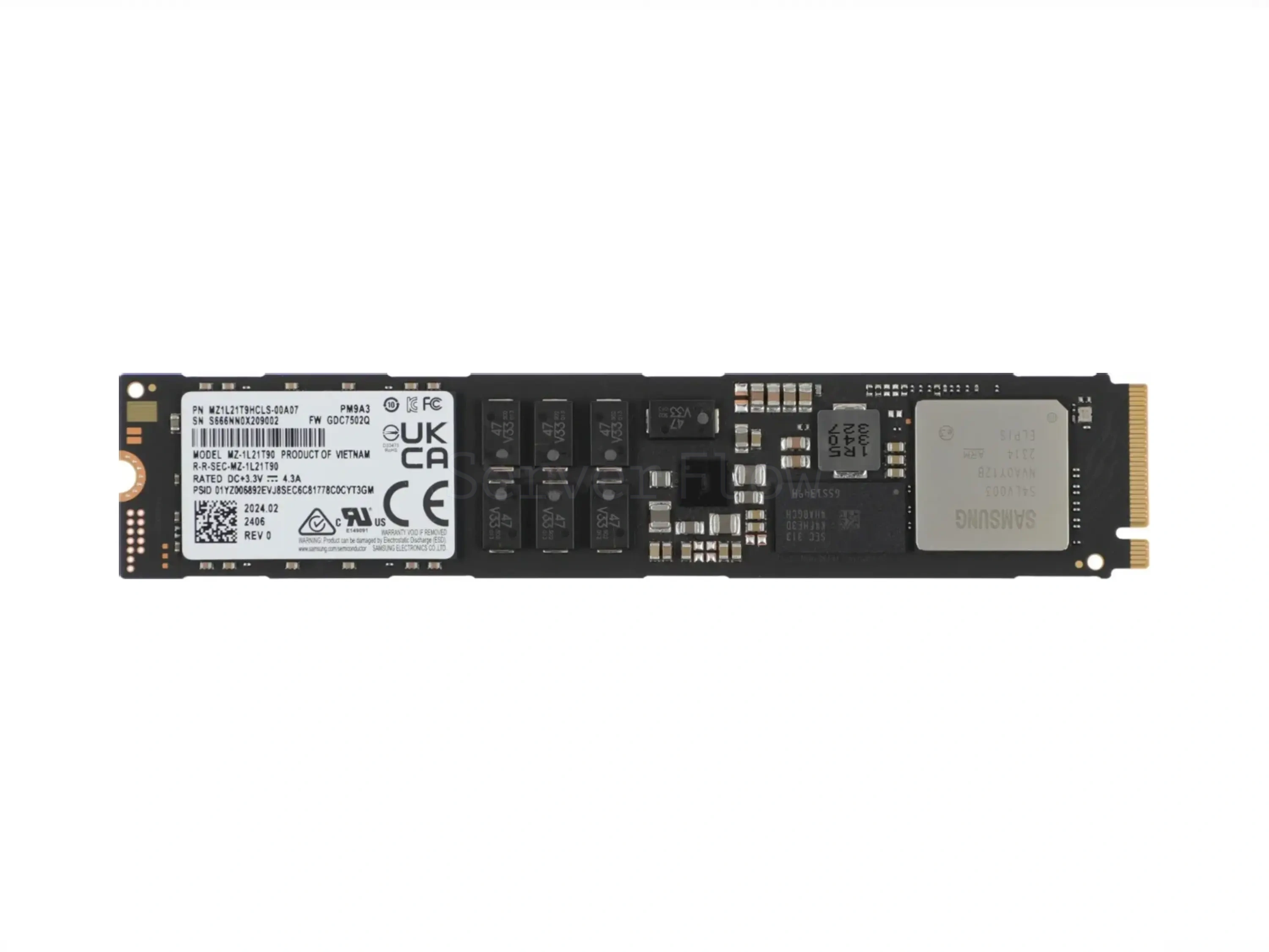 SSD-накопитель Samsung PM9A3 1.92TB M2 [MZ1L21T9HCLS-00A07]