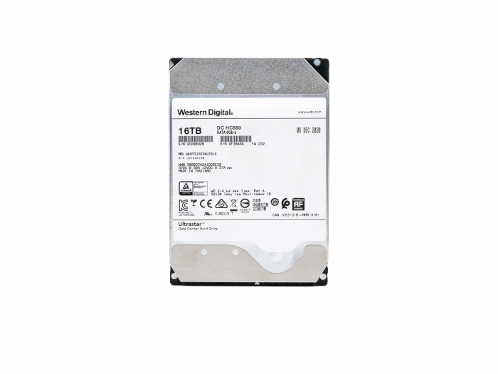 Жесткий диск WD DC HC550 16TB 3.5" SATA 6Gb/s [WUH721816ALE6L4]
