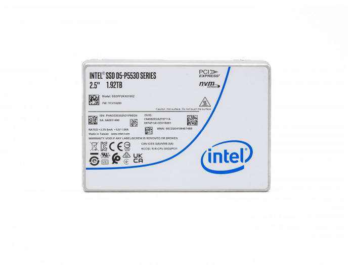 SSD-накопитель Intel D5-P5530 1.92TB 2.5" [SSDPF2KX019XZN1]