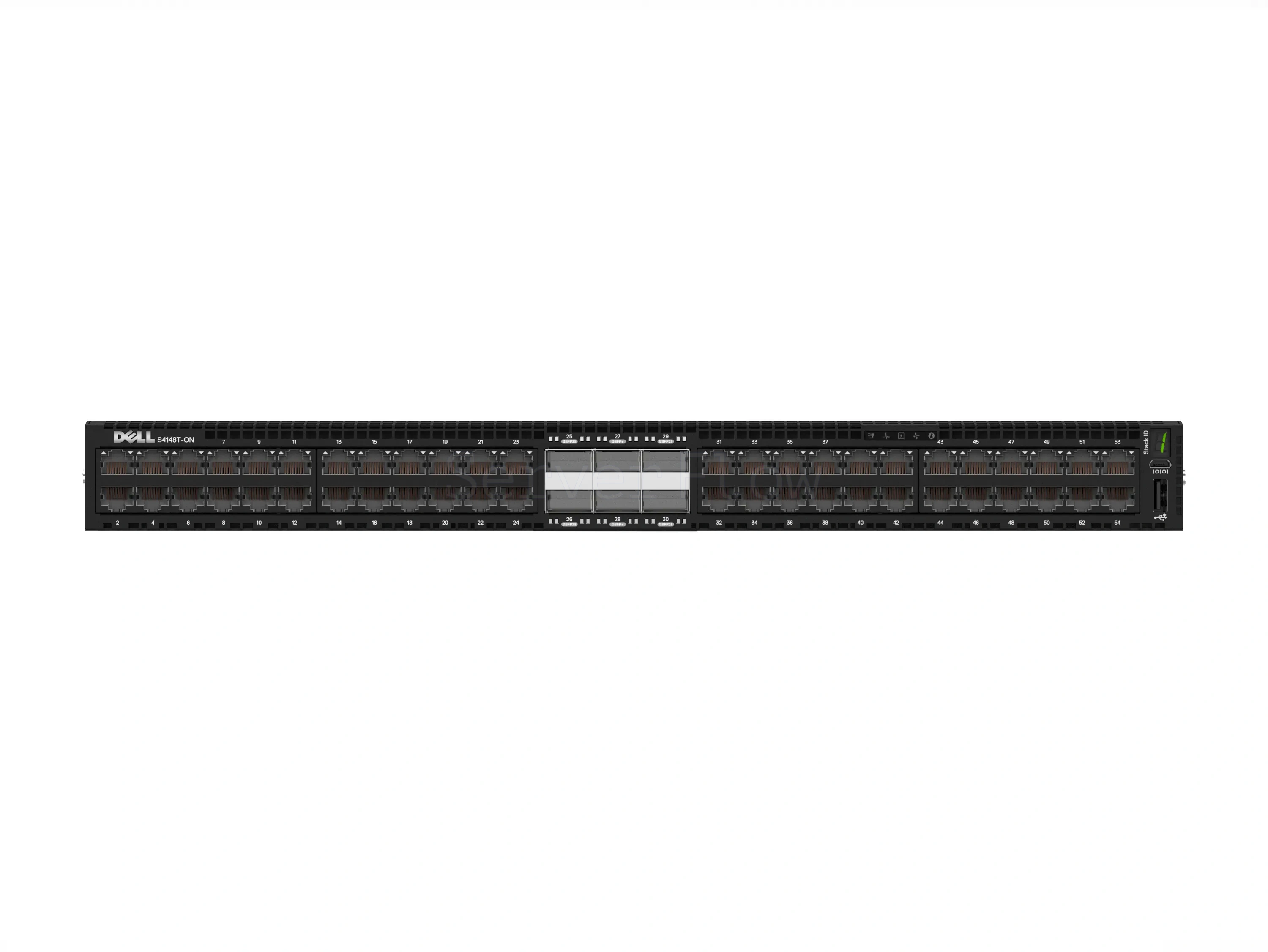 Коммутатор Dell PowerSwitch S4148T-ON IO/PS Airflow (48x RJ45 10 Гбит/с, 2x QSFP+ 40 Гбит/с, 4x QSFP28 100 Гбит/с)