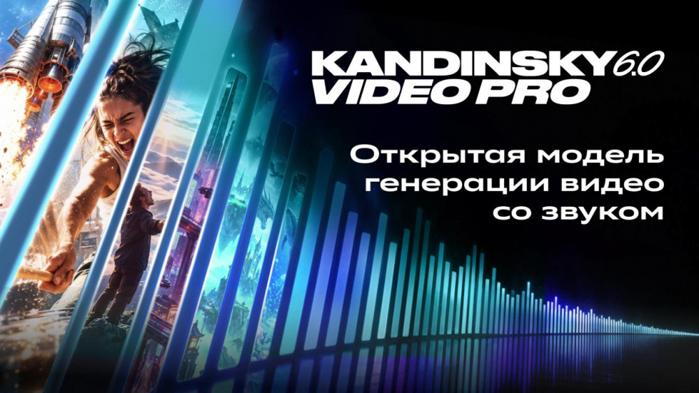 Сбер выпустил Kandinsky 6.0 Video — 8 открытых ИИ-моделей для генерации видео со звуком
