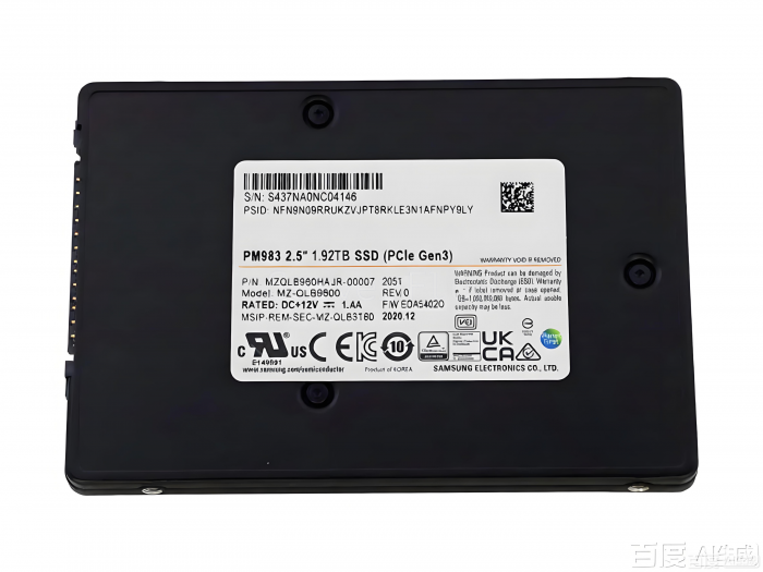 SSD-накопитель Samsung PM983 1.92TB 2.5" U.2 6Gb/s [MZ1L21T9HCIR-00A07]