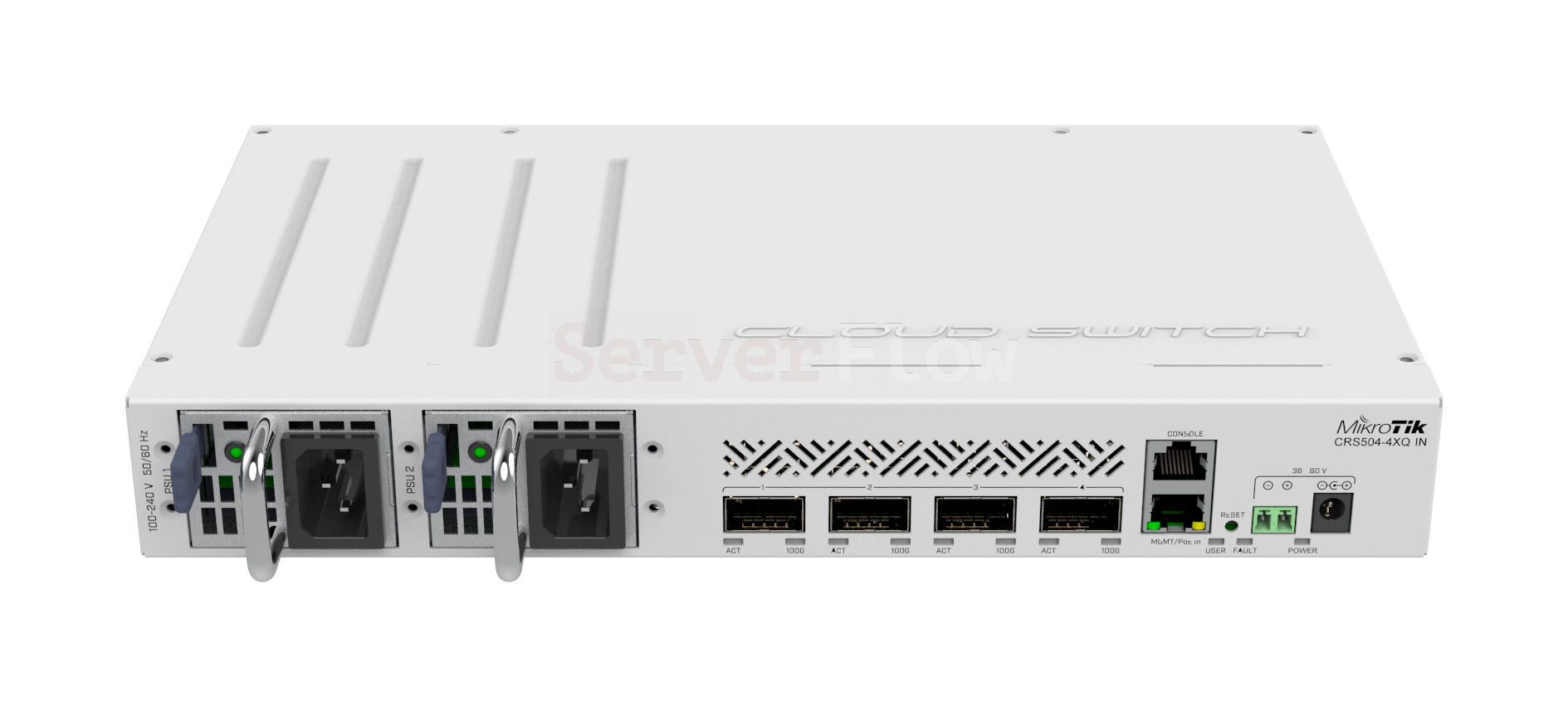 Коммутатор MikroTik CRS504-4XQ-IN