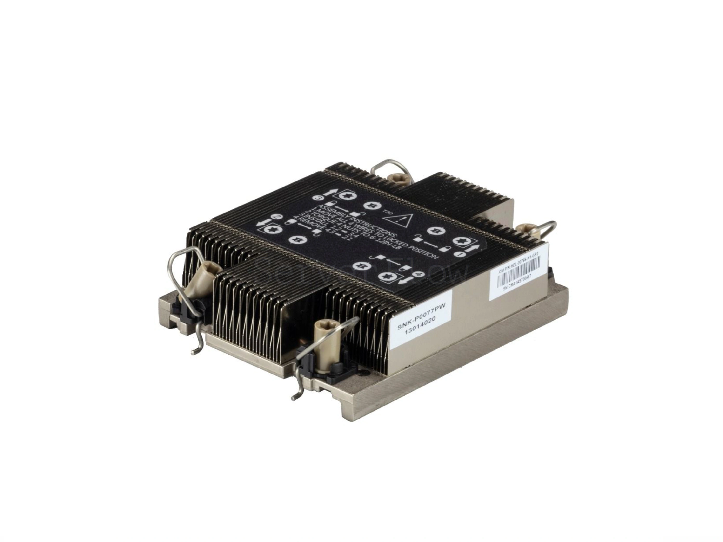 Радиатор SUPERMICRO SNK-P0077PW (1U, Passive, LGA4189, 270W)