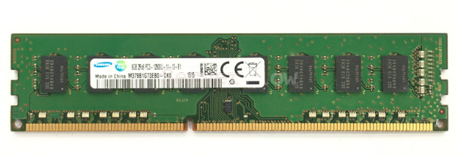 Оперативная память 8GB DDR3 ECC UDIMM Samsung 1600Mhz 2Rx8(M391B1G73BH0-CK0)