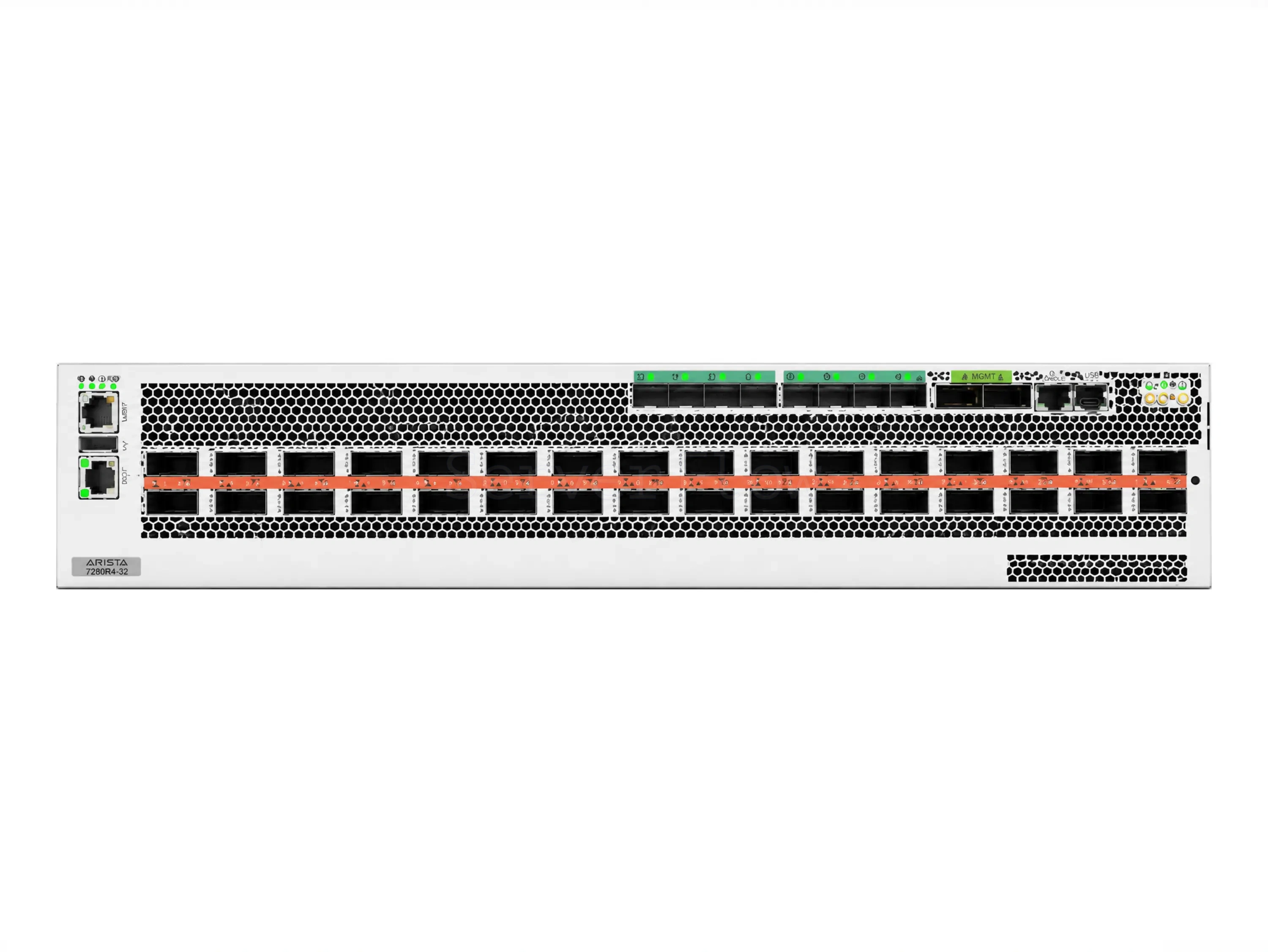 Коммутатор Arista DCS-7280R4-32DE-F (32x QSFP-DD 800 Гбит/с, 8x SFP28 25 Гбит/с)