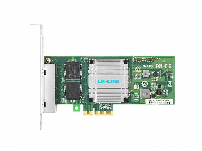 Сетевая карта LR-LINK LRES2025PT (4x RJ45 1GBE)
