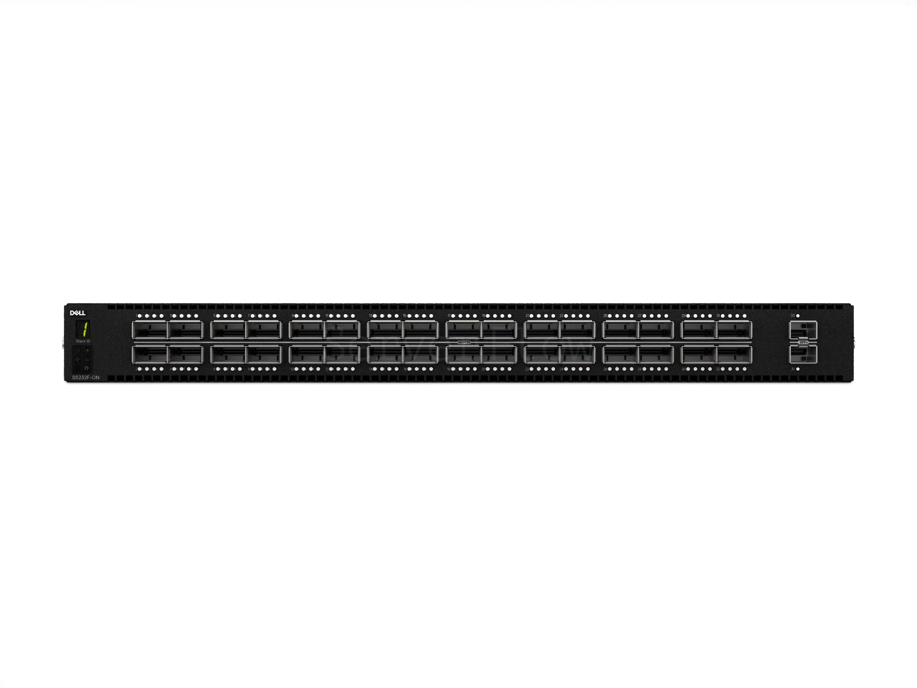 Коммутатор Dell PowerSwitch S5232F-ON IO/PS Airflow (32x QSFP28 100 Гбит/с, 2x SFP+ 10 Гбит/с)