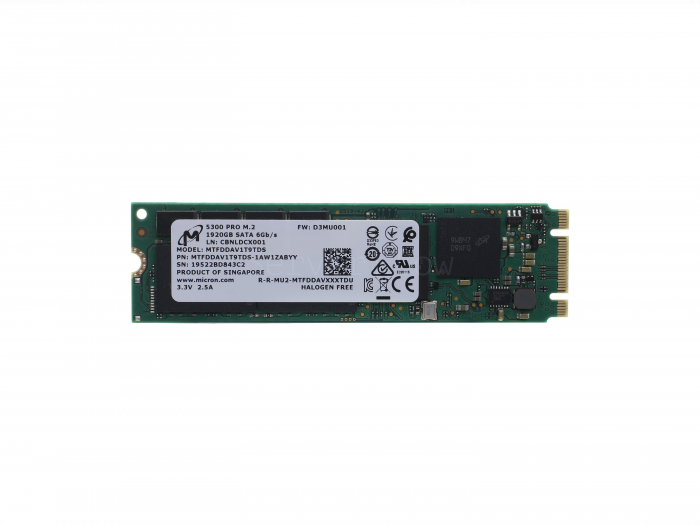 SSD-накопитель Micron 5300 PRO 1.92TB M2 [MTFDDAVIT9TDS-1AW16ABYY]