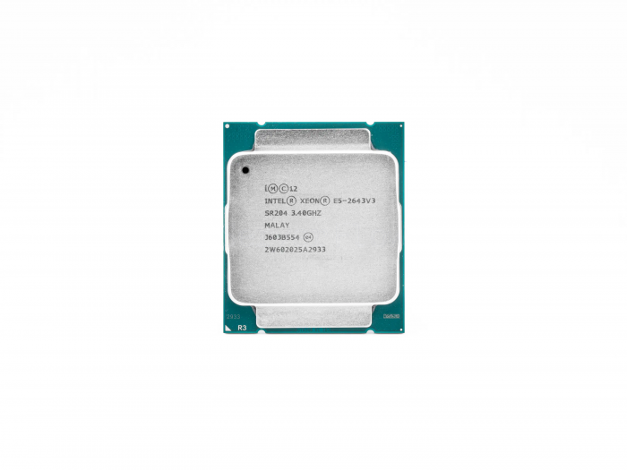 Процессор Intel Xeon E5 2643v3 (6c/12t, 3.4GHz-3.7GHz, 135W)