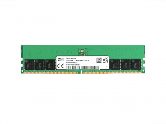Оперативная память 32GB DDR5 ECC UDIMM SK Hynix 4800Mhz 2Rx8 [HMCG88MEBEA]