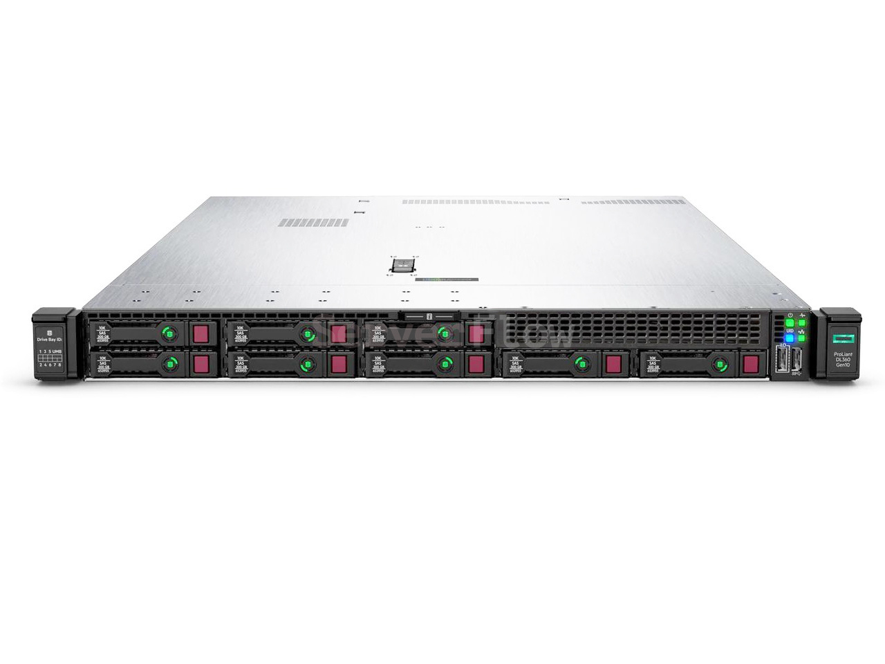 HP DL360G10 1U 8SFF(SAS/SATA 12GBe, 2x 800W, 24DIMM. 2CPU, 2SATA M.2)