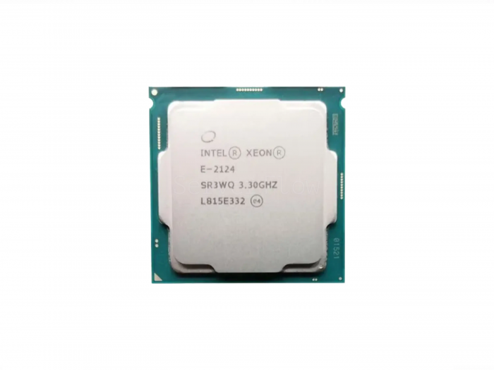 Процессор Intel Xeon E-2124 (4c/4t, 3.3GHz-4.3GHz, 71W)