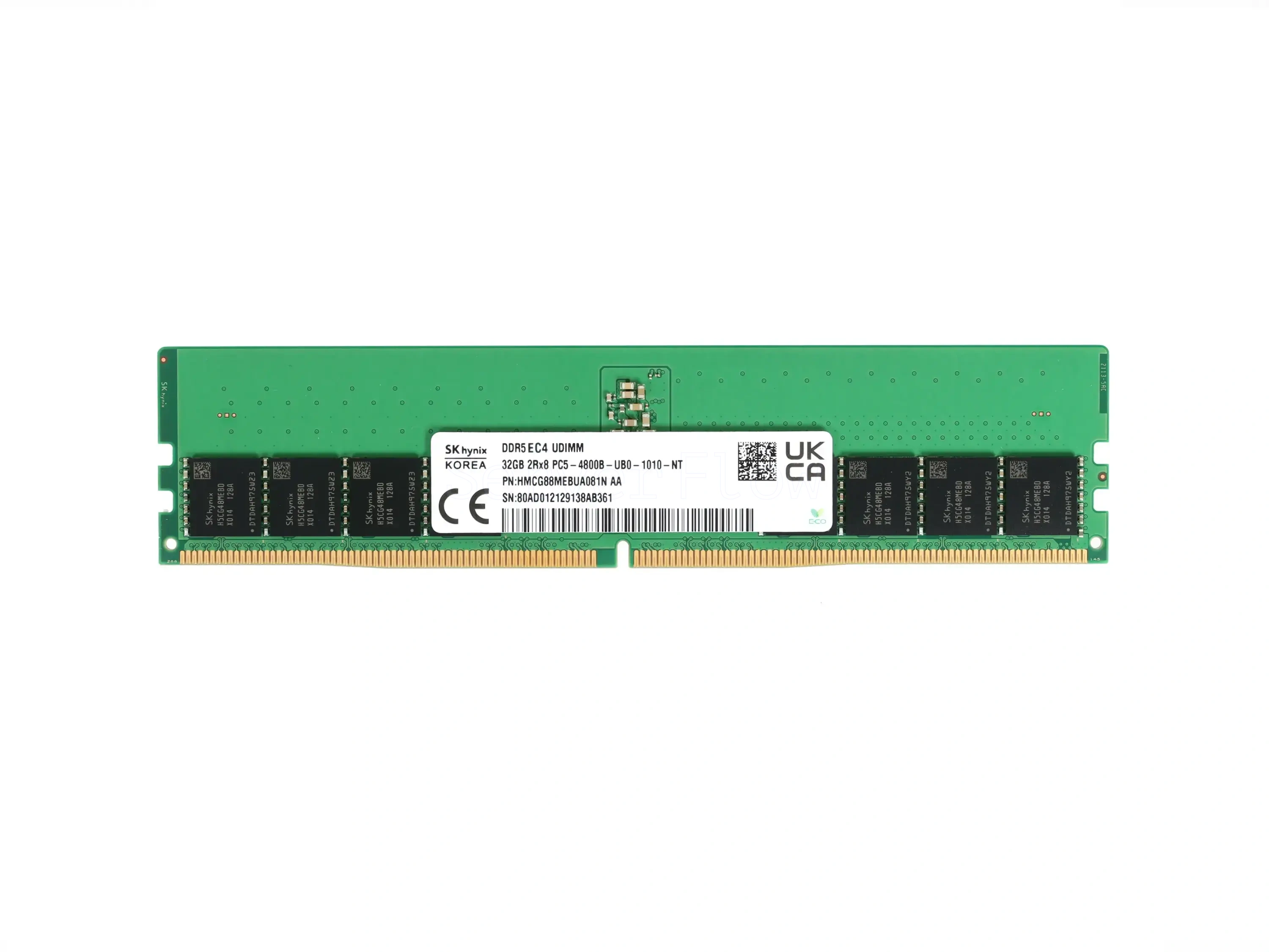 Оперативная память 32GB DDR5 ECC UDIMM SK Hynix 4800Mhz 2Rx8 [HMCG88MEBUA081N]