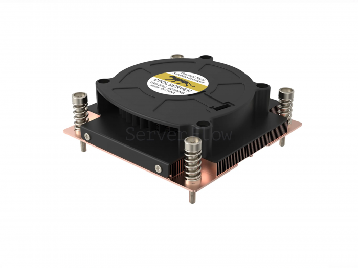 Кулер COOLSERVER CS-115X-1UV12 (1U, Active, LGA115X, 125W)