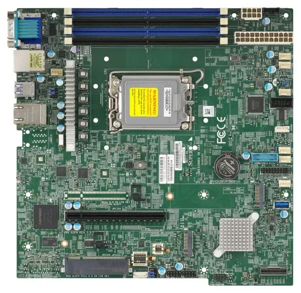 Материнская плата X13SCH-SYS (1x LGA1700, Intel® Xeon® E-2400 , MATX)