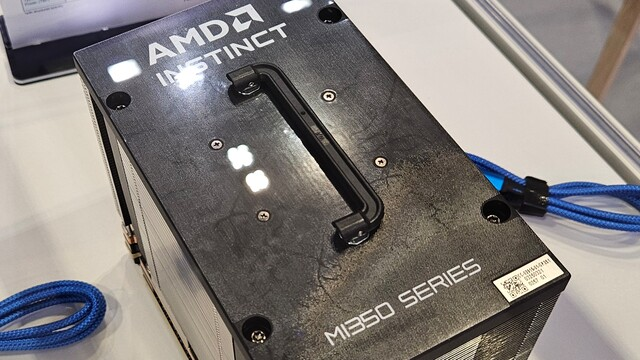 AMD Instinct MI350X заметили на выставке ISC 2025