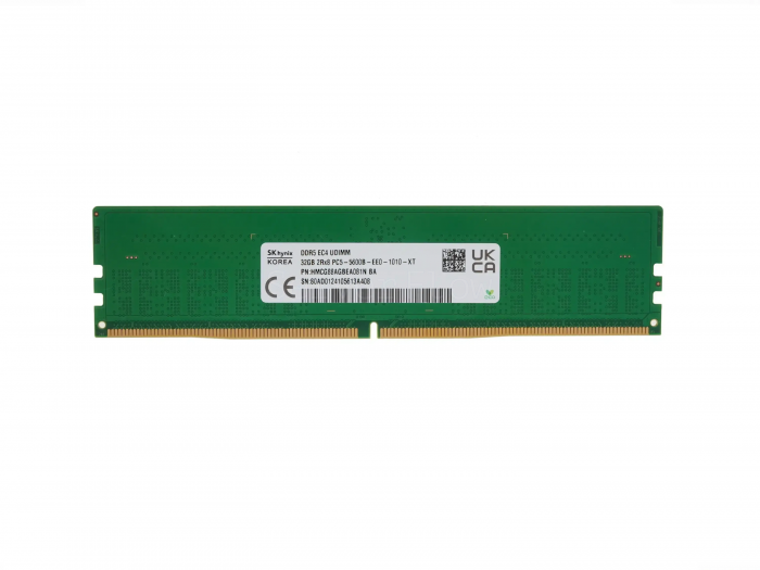 Оперативная память 32GB DDR5 ECC UDIMM SK Hynix 5600Mhz 2Rx8 [HMCG88AGBEA]