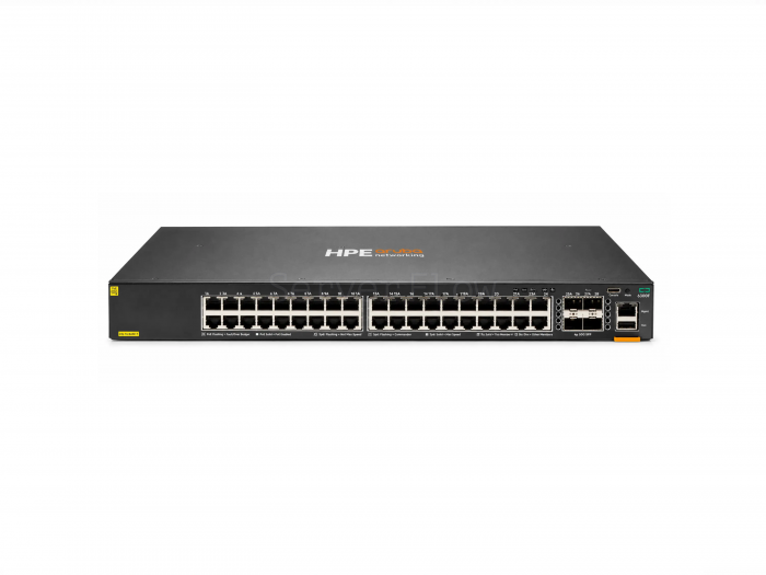 Коммутатор HPE Aruba CX 6300F 24G Class4 PoE 4SFP56 (24x RJ-45 1 Гбит/с, 4x SFP56 50 Гбит/с) [JL666A]