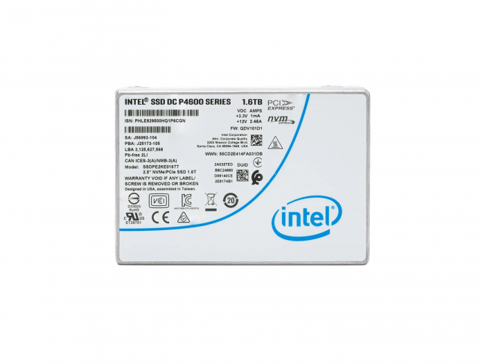 SSD-накопитель Intel DC P4600 1.6TB 2.5" U.2 [SSDPE2KE016T701]