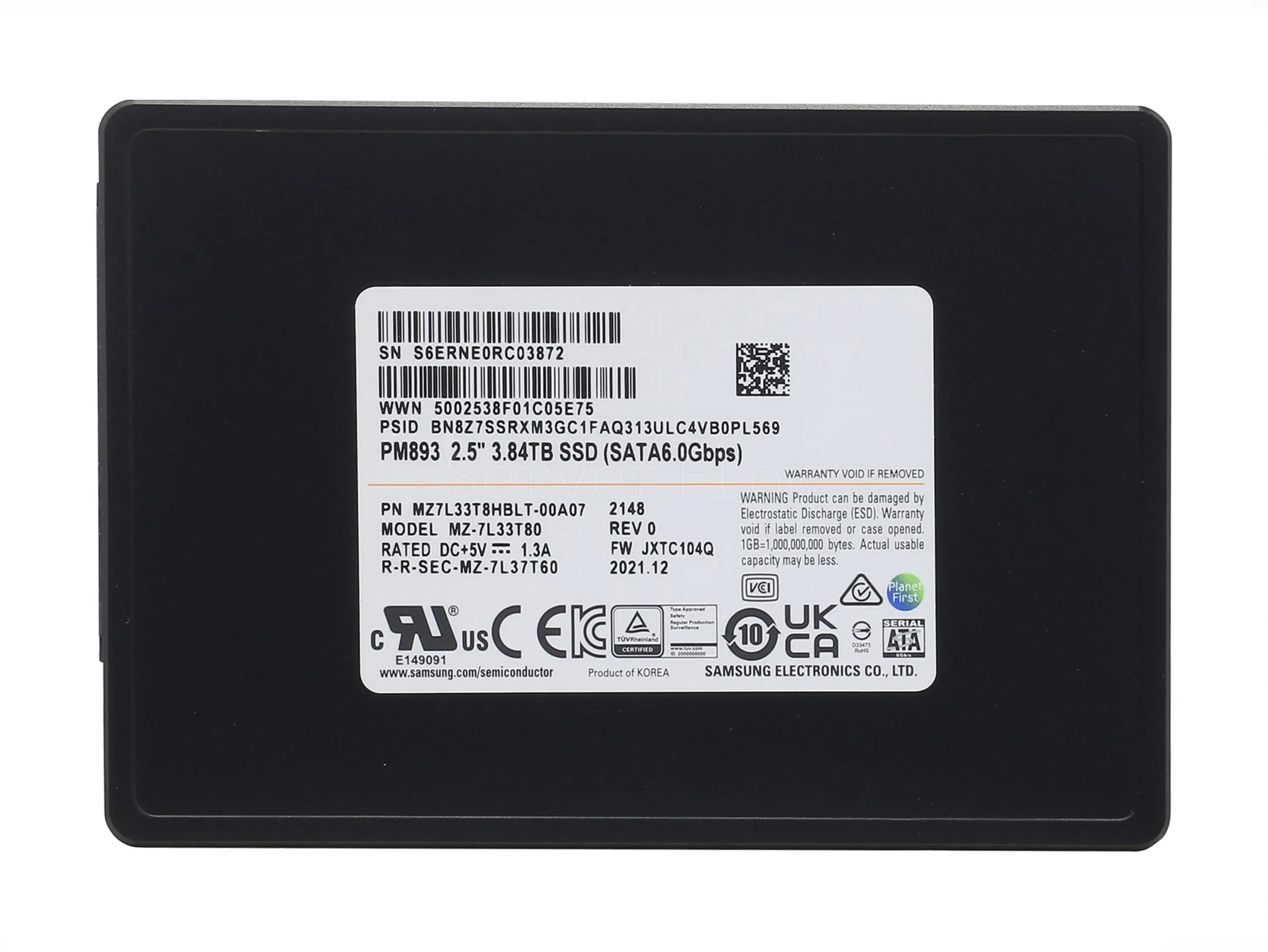 SSD-накопитель Samsung PM983 3.84TB 2.5" U.2 [MZQLB3T8HALS-00007]