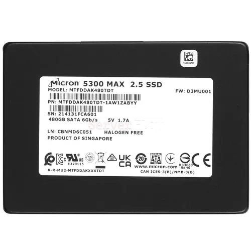 SSD-накопитель Micron 5300 MAX 480GB