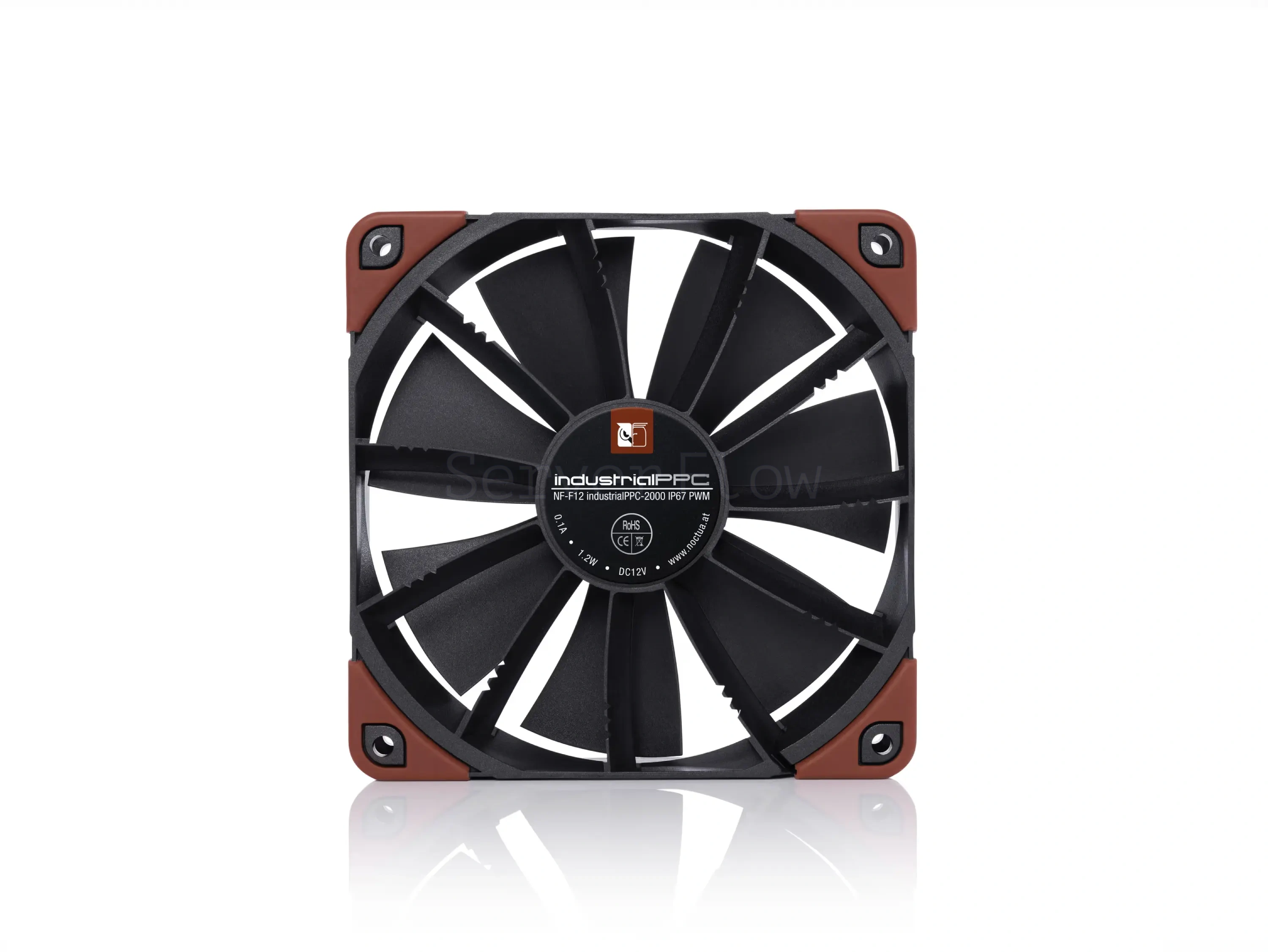 Корпусный вентилятор Noctua NF-F12 industrialPPC-2000 IP67 PWM 120mm