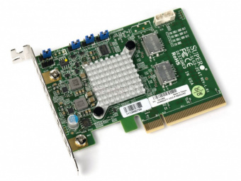 Переходник Supermicro AOC-SLG3-2E4T (PCIe 3.0 x8 to 2x OCuLink)