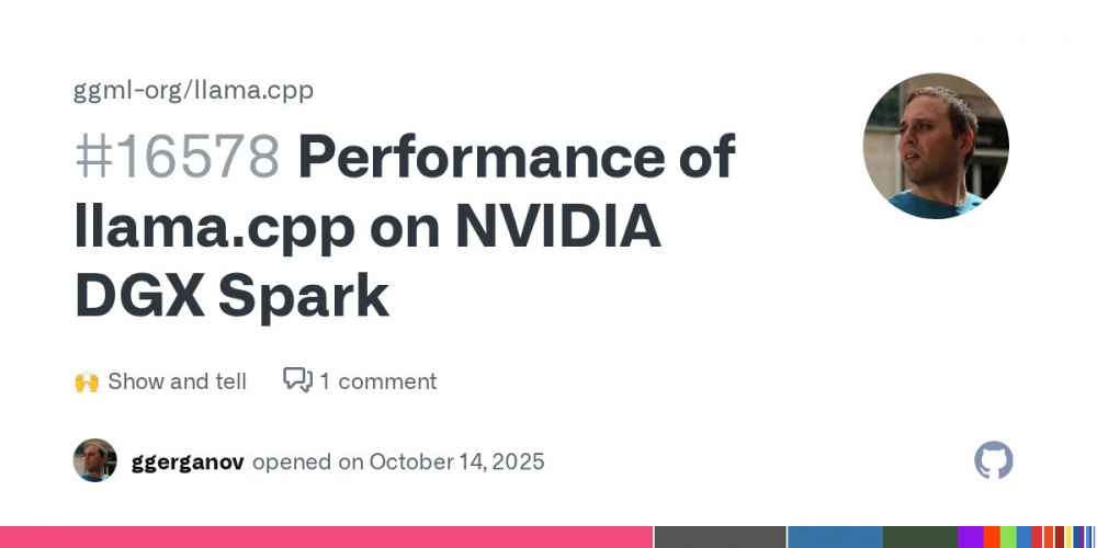 Llama.cpp на NVIDIA DGX Spark: Герганов публикует результаты инференса LLM